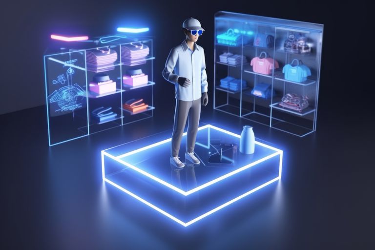 Person using ar technology to perform their occupation
