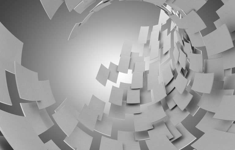 3d abstract background design all in white and grey hues. 